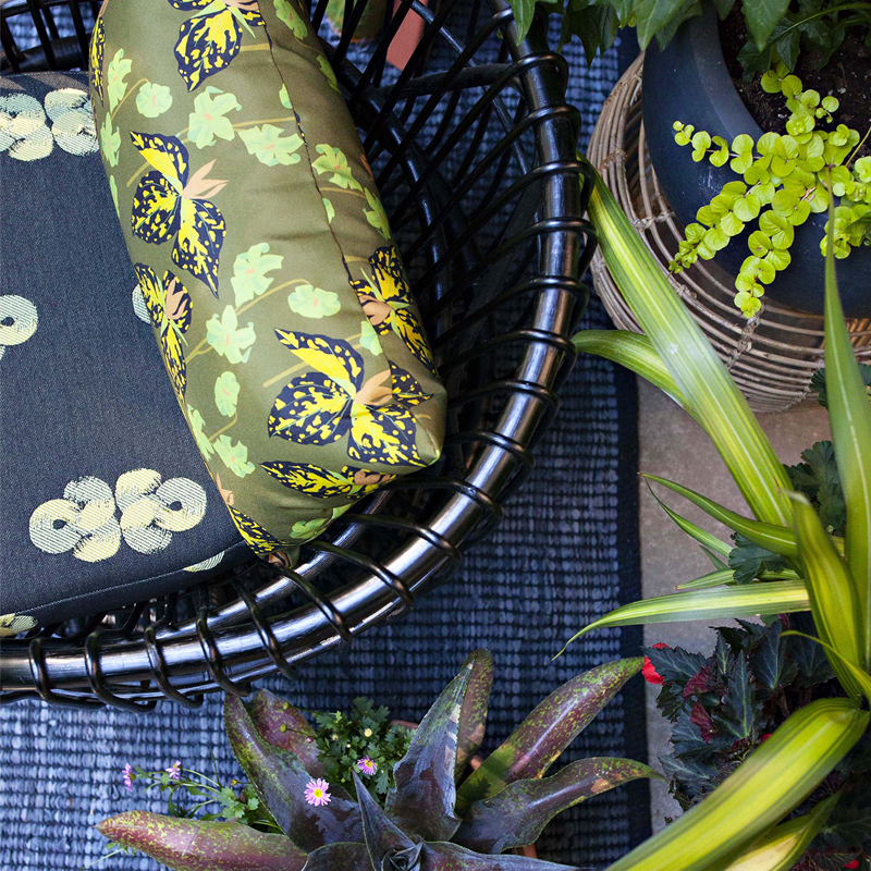 Chair And FLower Pots