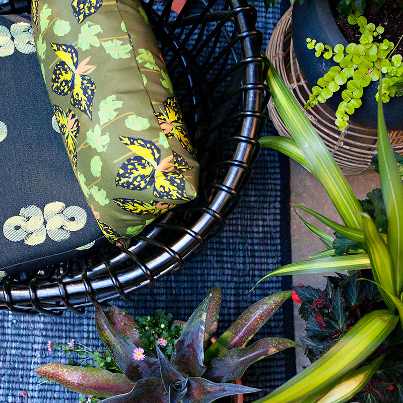 Chair with Flower Pot