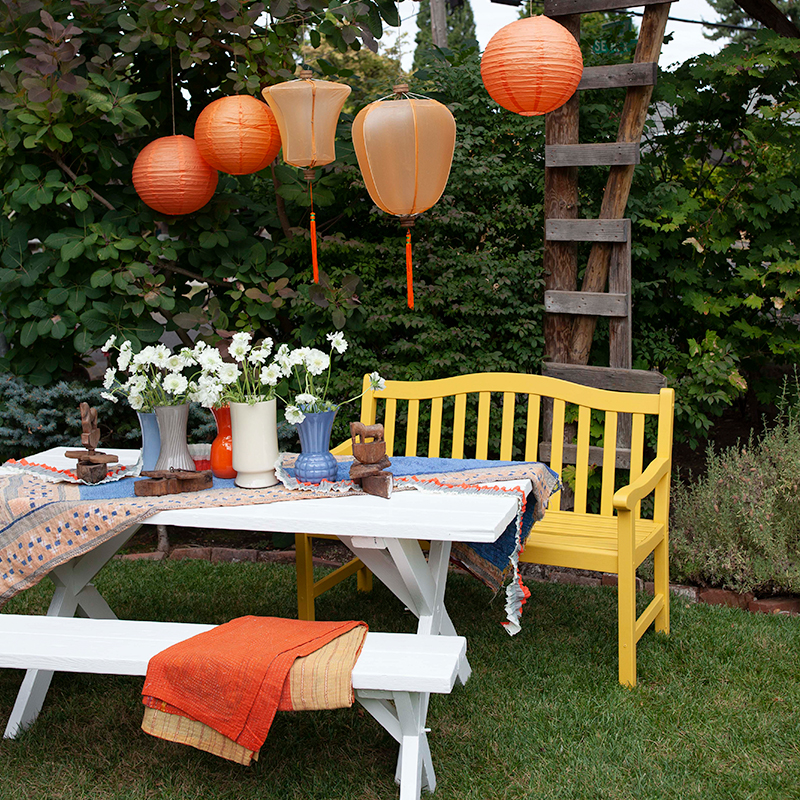 Colorful Outdoor Soiree