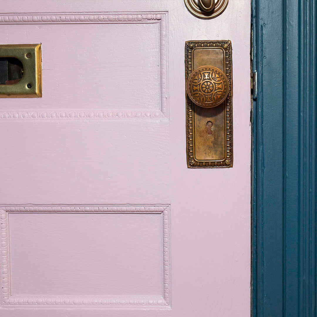 Purple Front Door