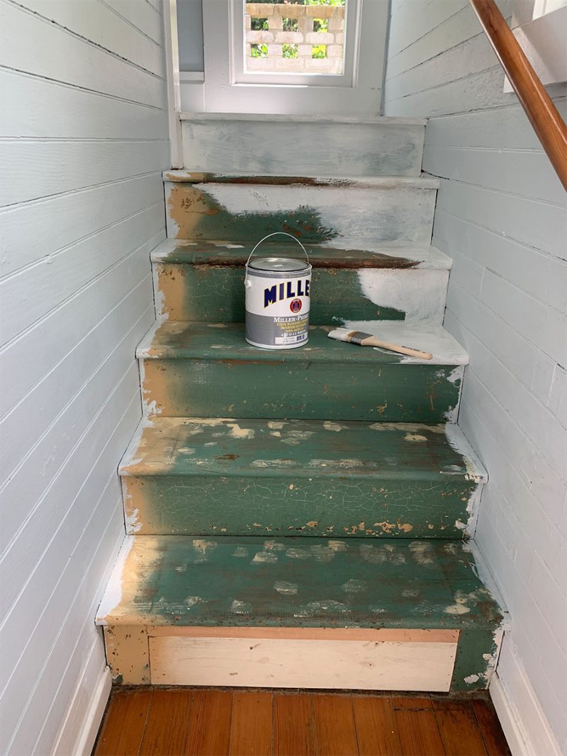PAINT THIS Striped Staircase Runner Miller Paint