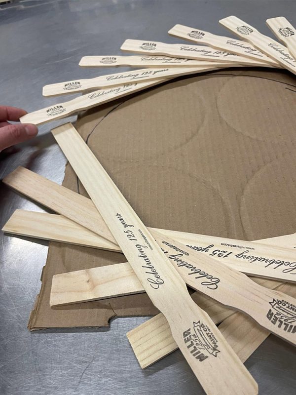 PAINT THIS Stir Stick Wreath Miller Paint