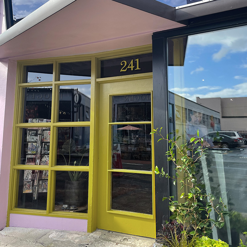 Yellow Wooden Door