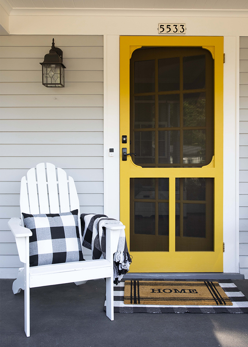 yellow door