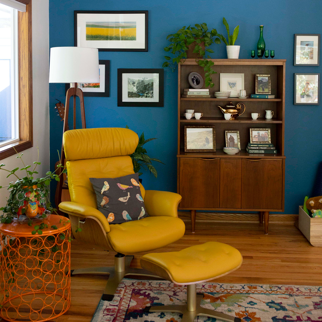 A Bold and Brightly Colored Home Miller Paint