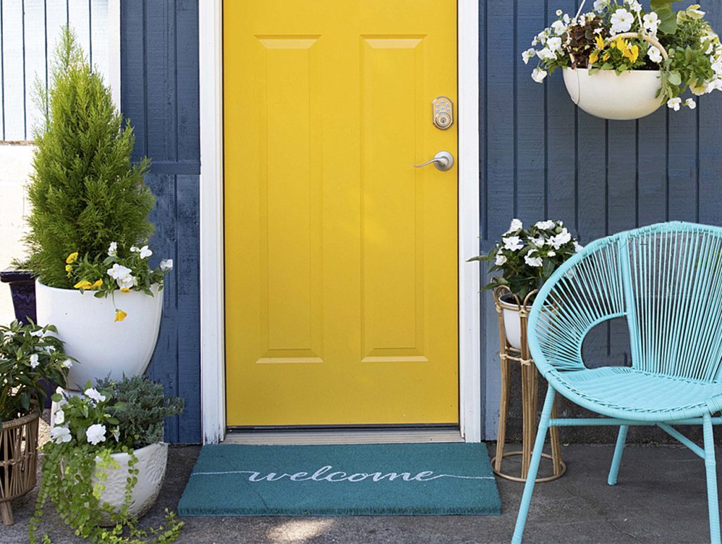 A Bold and Brightly Colored Home Miller Paint