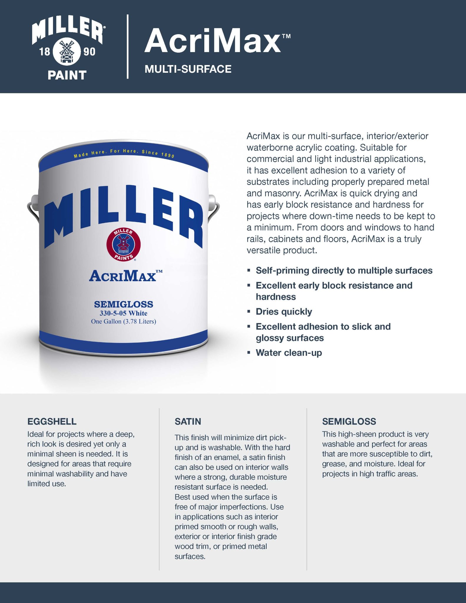 Acrimax Interior | Miller Paint